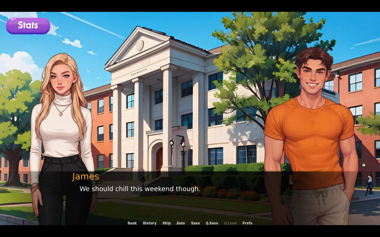 Crossed Lines gameplay screenshot 1 (Ren'Py adult game) by Vera Nova – free download