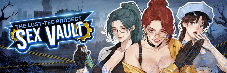 Sex Vault: The Lust-Tec Project cover Final – Unity adult game by Kinky Business Group free download