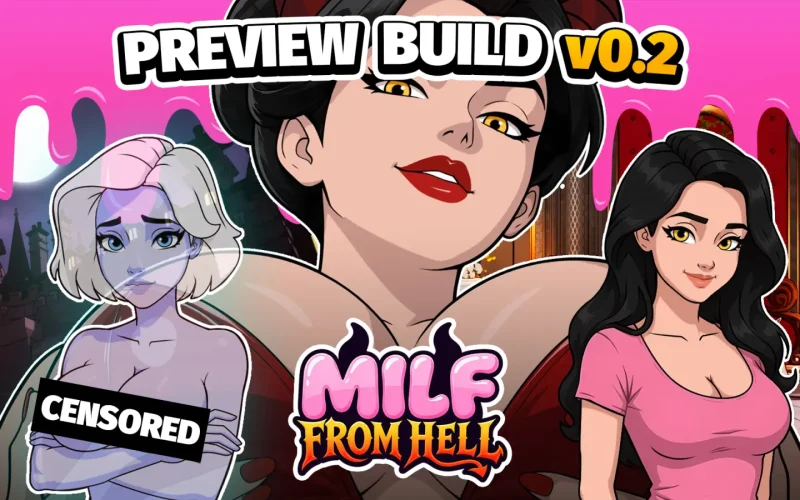 MILF from Hell cover 0.2 Preview – Ren'Py adult game by Honeylust free download