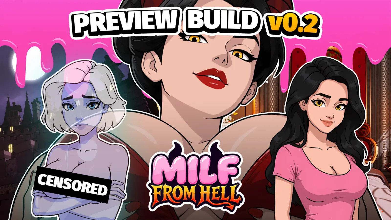 MILF from Hell cover 0.2 Preview – Ren'Py adult game by Honeylust free download