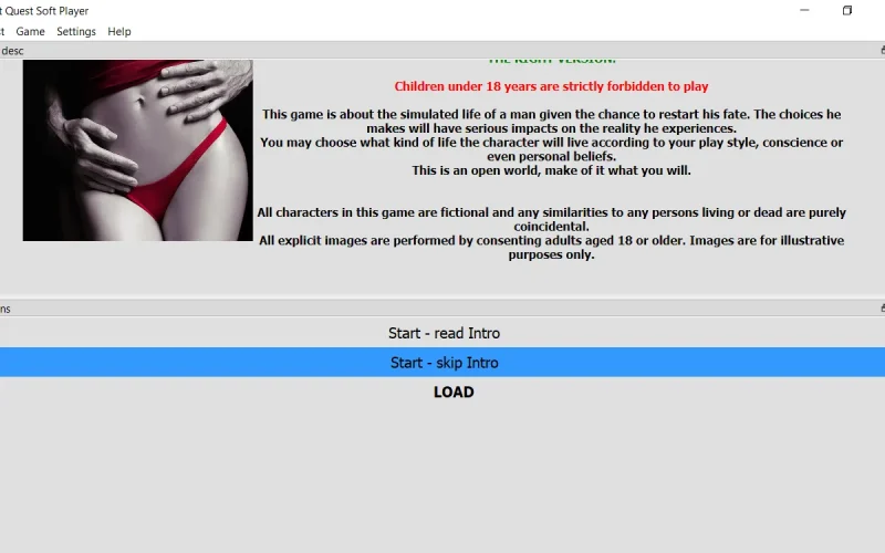 Clean Slate cover 1.0.11 – HTML adult game by mugwump TFgamesite free download