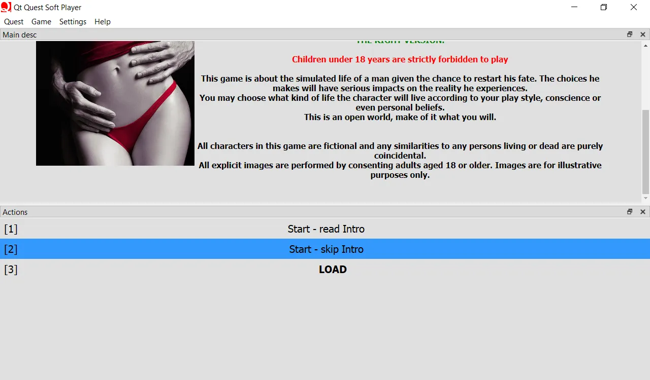 Clean Slate cover 1.0.11 – HTML adult game by mugwump TFgamesite free download