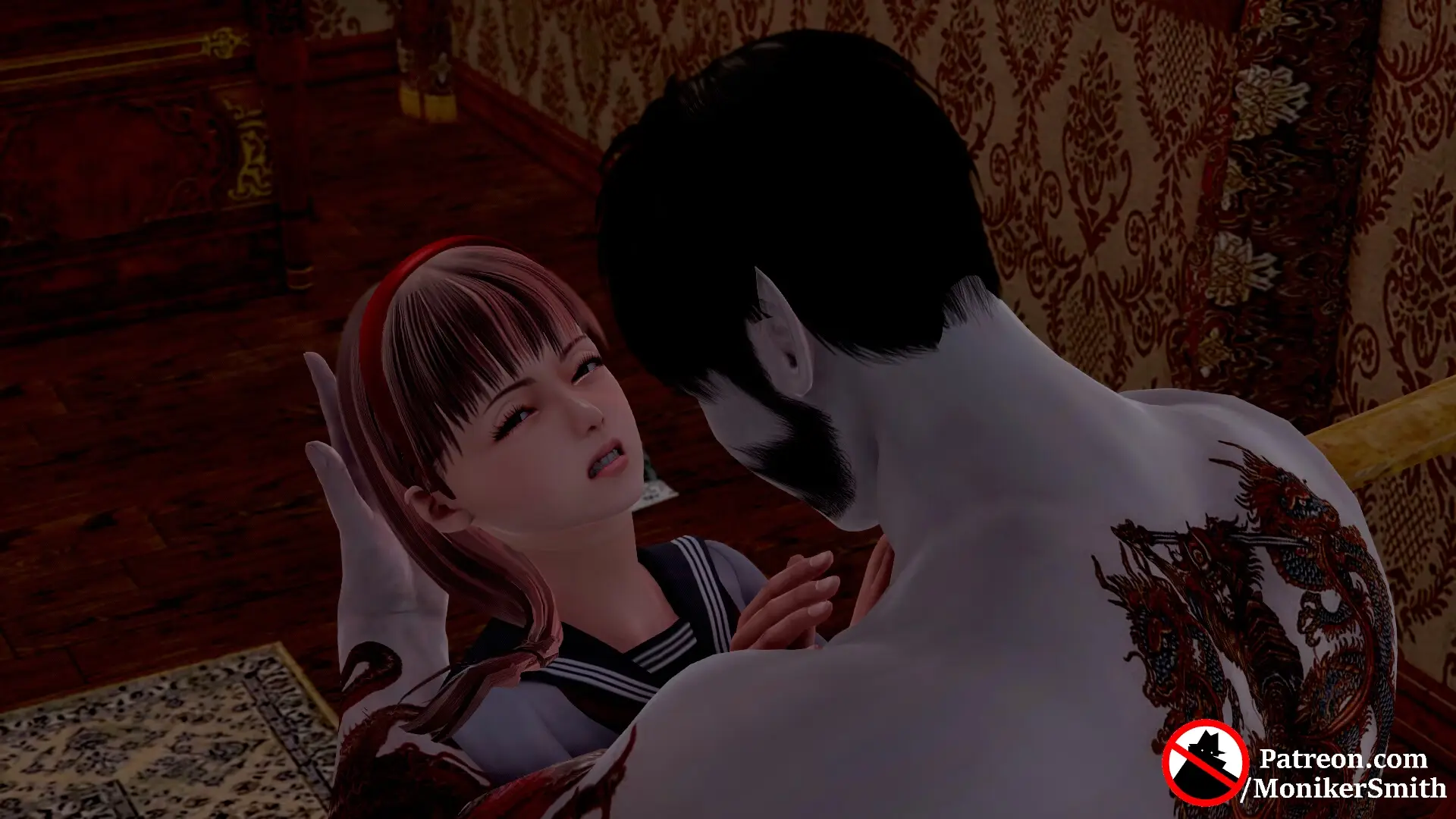 Moniker Smith’s Bloodlines gameplay screenshot 2 (Ren'Py adult game) by Moniker Smith – free download