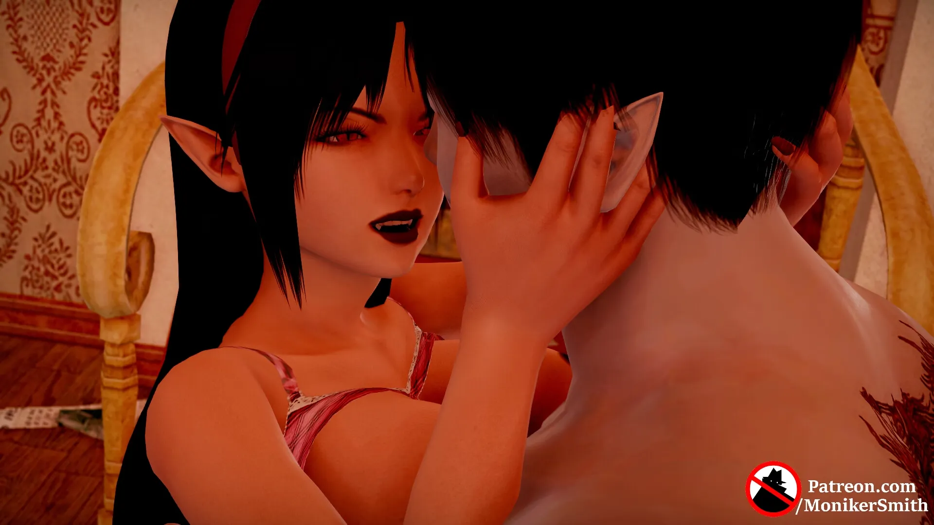 Moniker Smith’s Bloodlines gameplay screenshot 1 (Ren'Py adult game) by Moniker Smith – free download