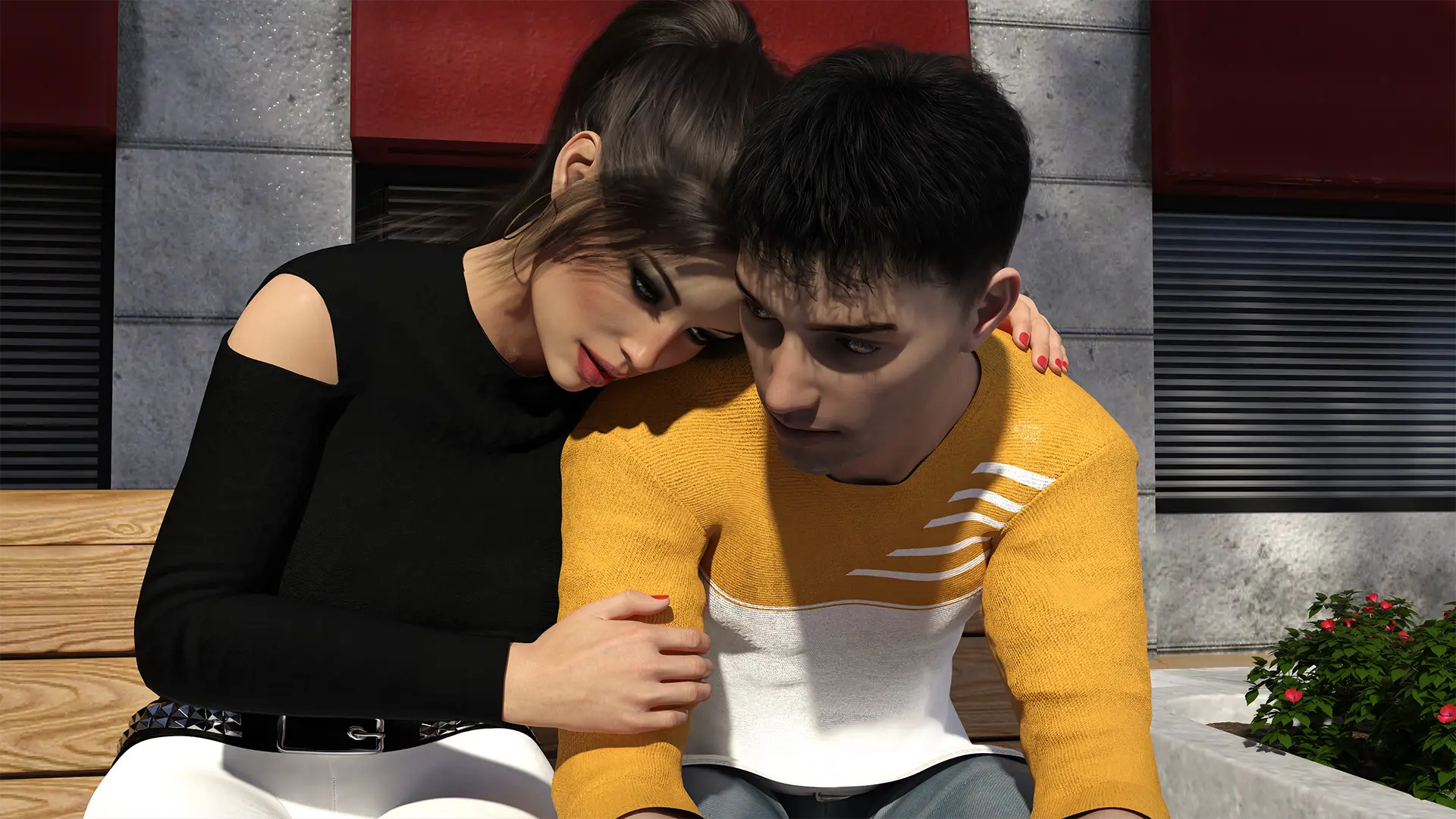 Reunion gameplay screenshot 6 (Ren'Py adult game) by Karabinek – free download