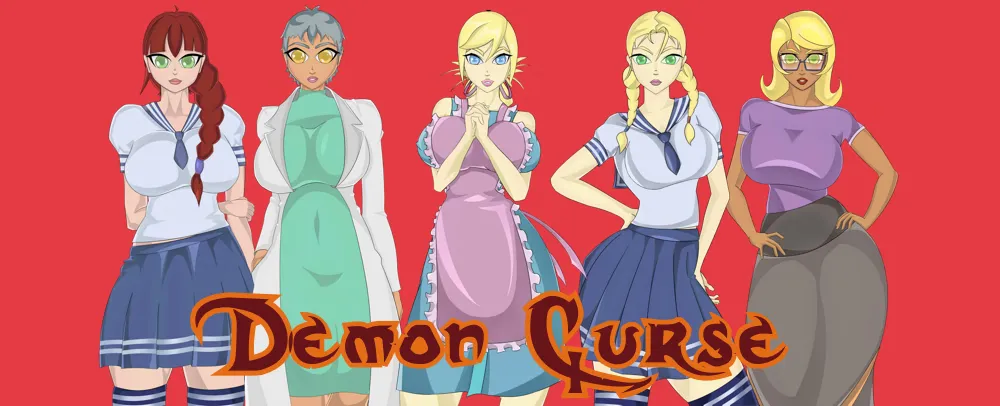 Demon Curse cover 0.64 public – Ren'Py adult game by Scarypumpkin free download