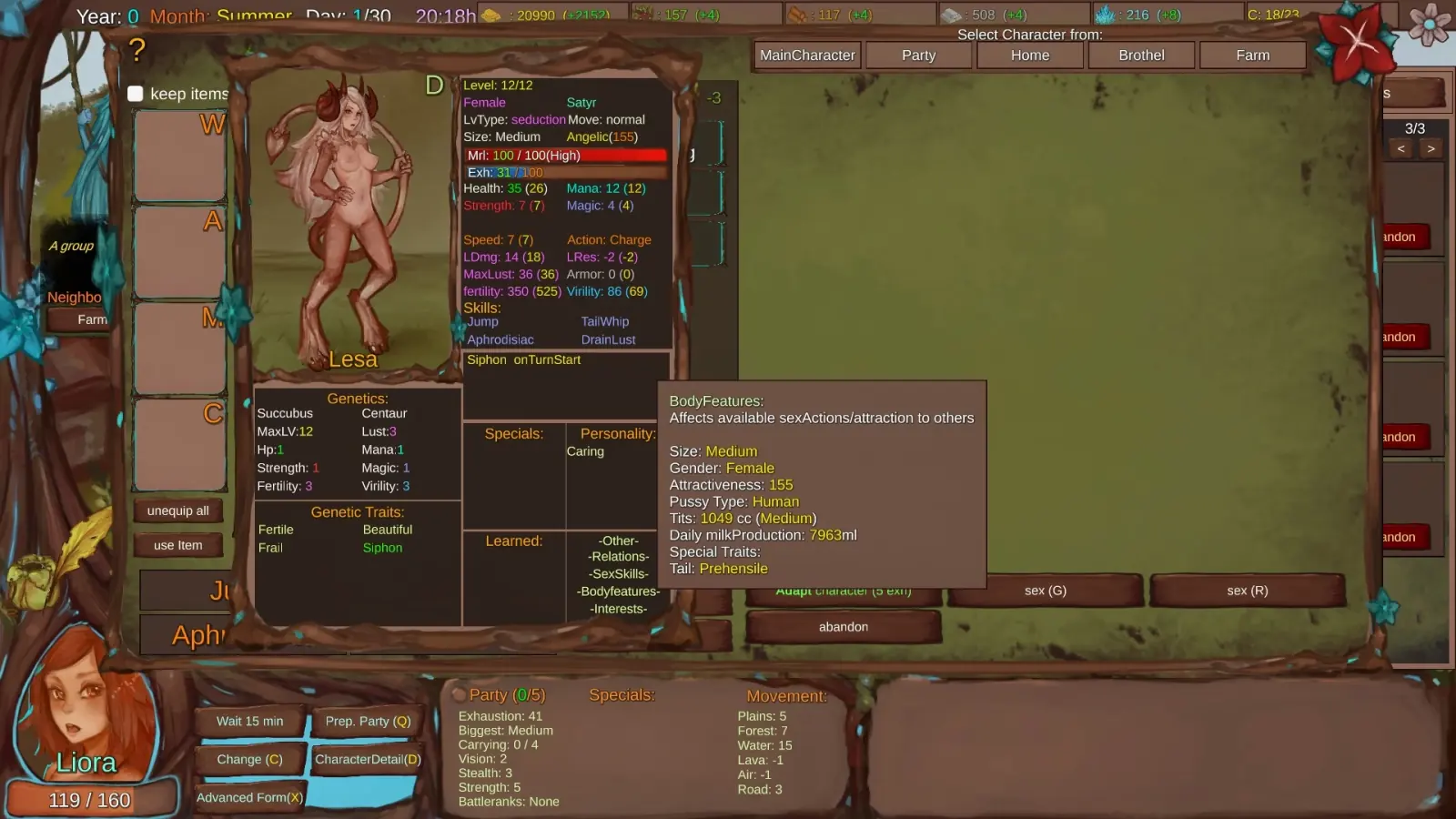 Portals of Phereon gameplay screenshot 3 (Unity adult game) by Syvaron – free download