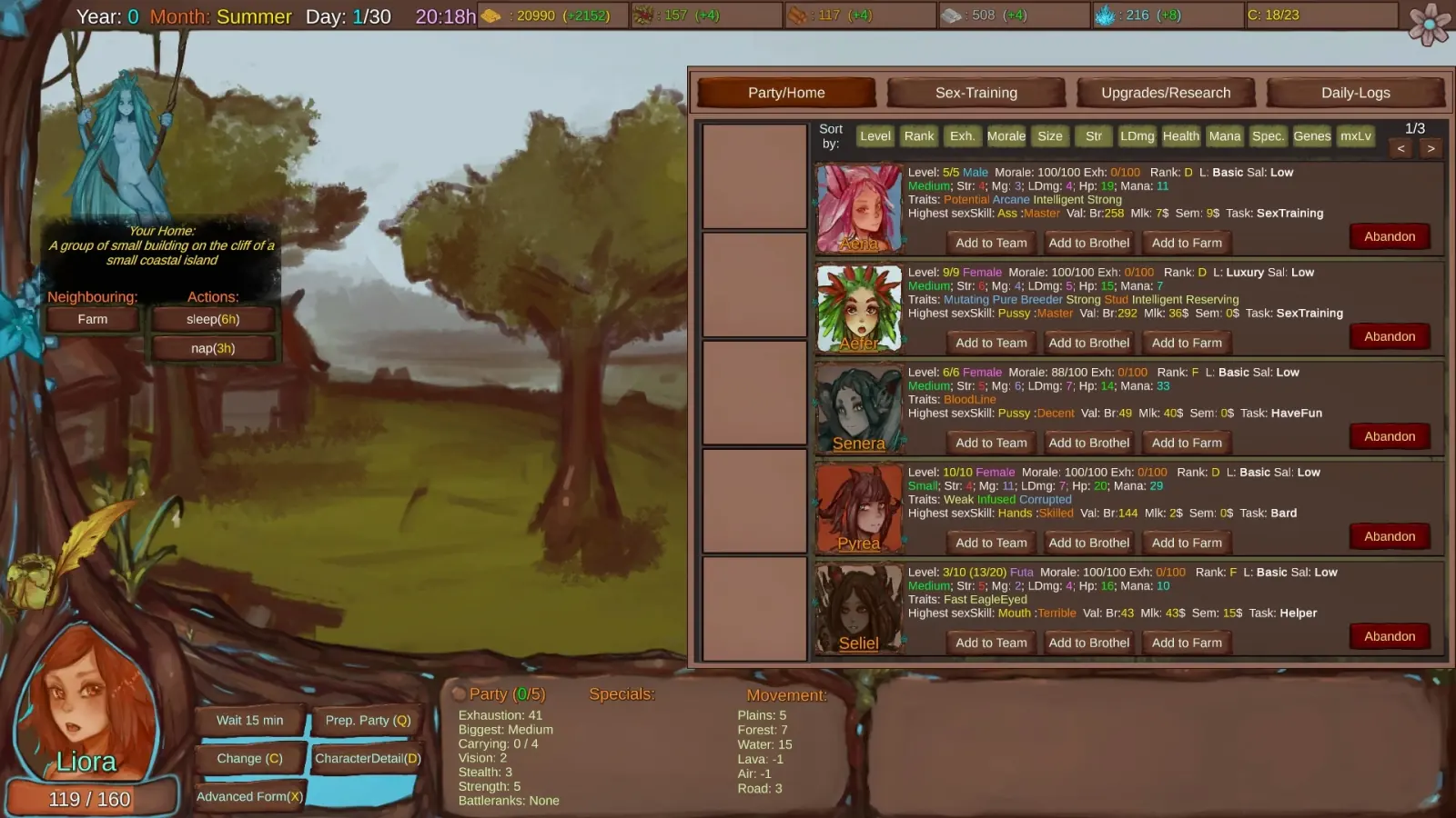 Portals of Phereon gameplay screenshot 5 (Unity adult game) by Syvaron – free download