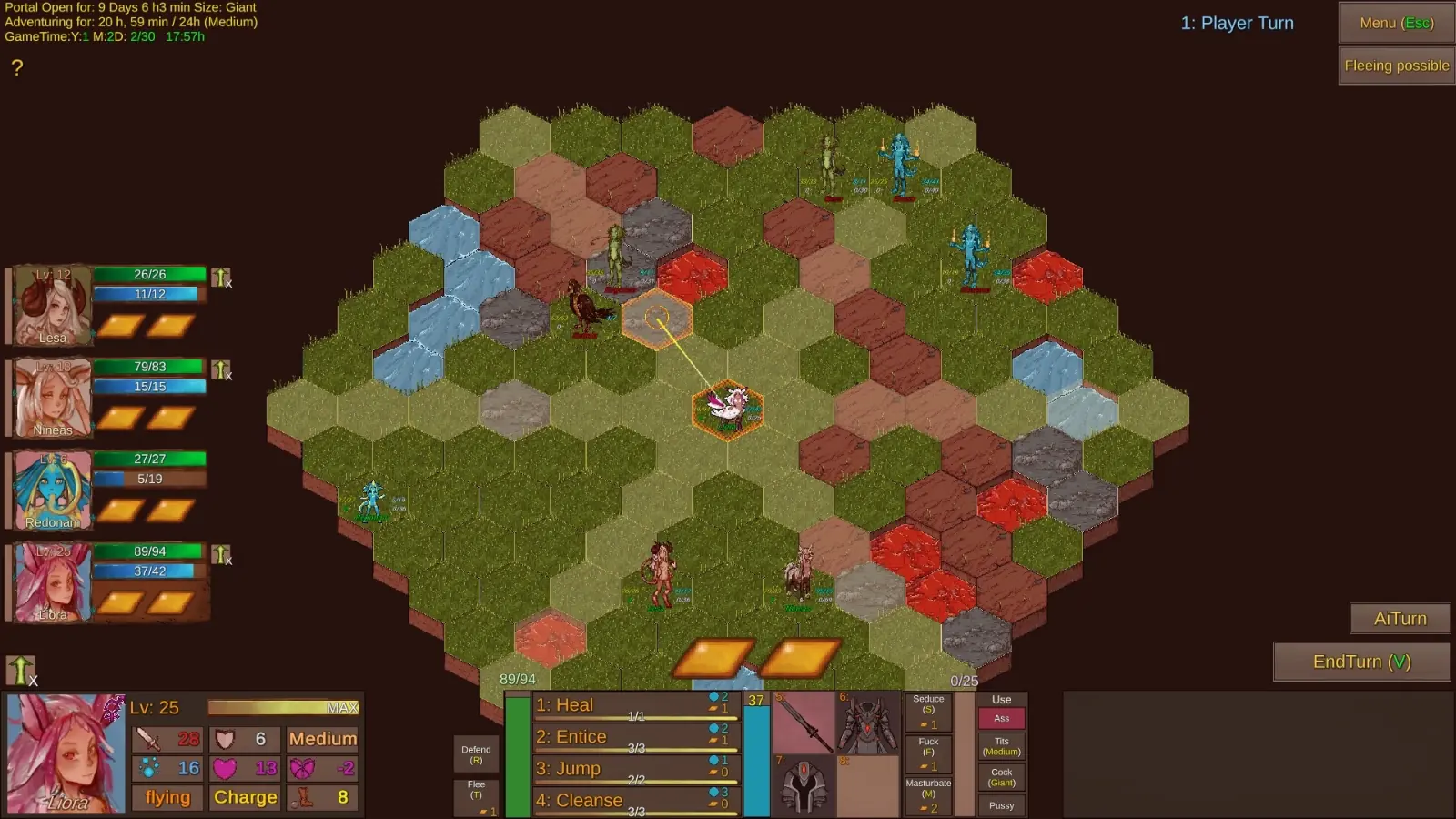 Portals of Phereon gameplay screenshot 9 (Unity adult game) by Syvaron – free download