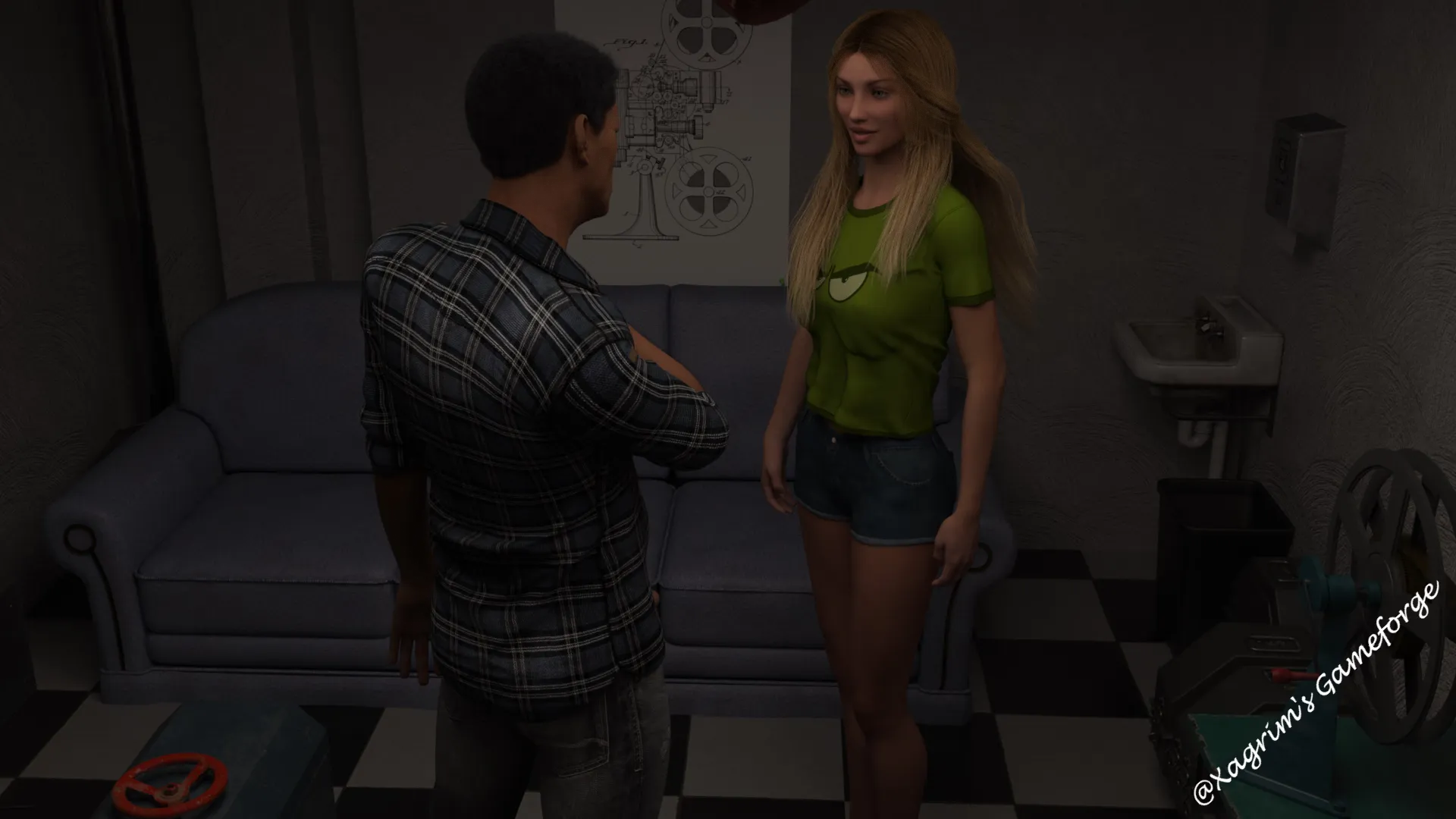 The Promise gameplay screenshot 2 (Ren'Py adult game) by Xagrim's Gameforge – free download