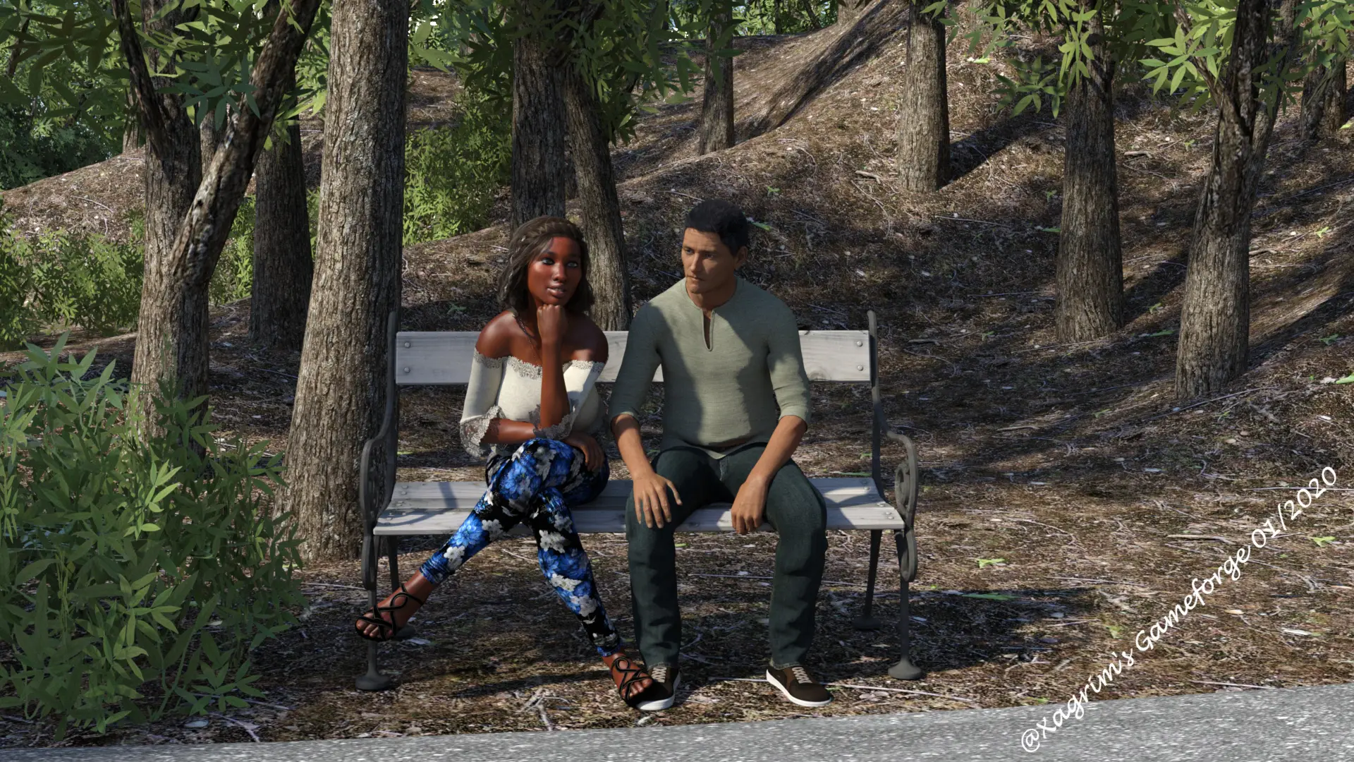 The Promise gameplay screenshot 11 (Ren'Py adult game) by Xagrim's Gameforge – free download