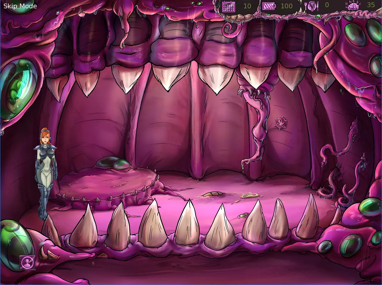 SlutCraft: Heat of the Sperm gameplay screenshot 8 (Ren'Py adult game) by Shadow Portal – free download